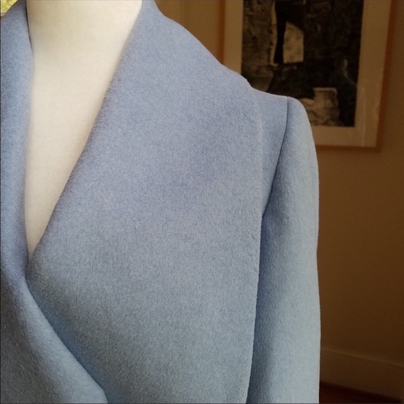 Cole Haan slick wool wrap coat - Picture 5 of 8